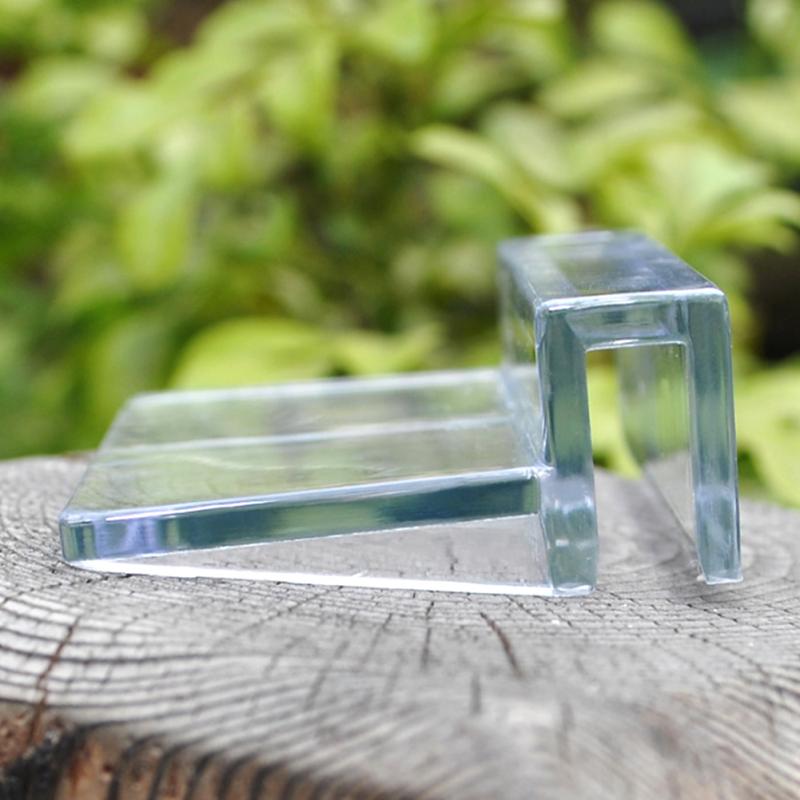 4 stk godt akryl akvarium glas klip akvarie hylde lampe beslag rack support holder fast dækselfilter 6/8/10/12mm