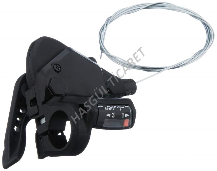 Hsgl bike microSHIFT TS-38 3x7 gear lever Shimano mod