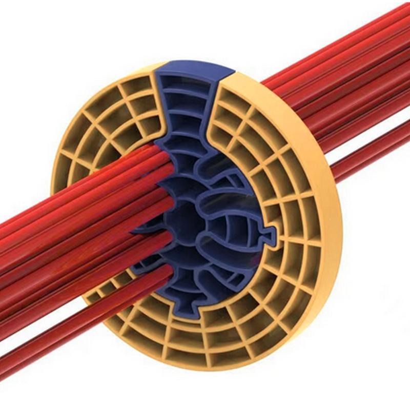 Netzwerk-Kardier gerät Kabel kamm feuerfest abs Kunststoff verkabelung Netzwerk kabel Verlegung Kabel management