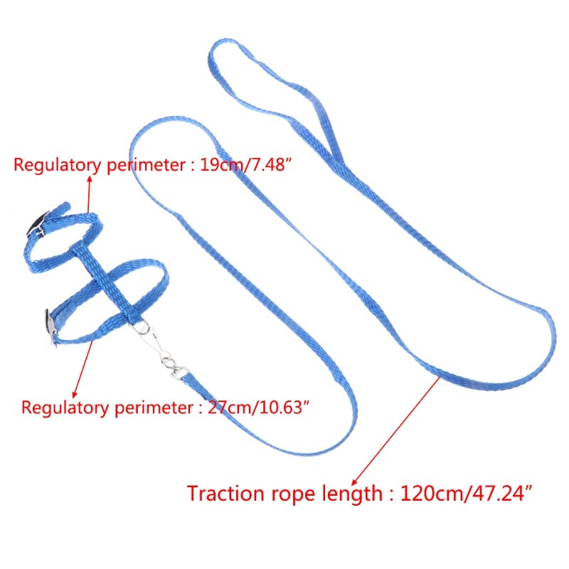 Adjustable Hedgehog Harness For Training Playing Traction Rope Cord For Pets L4MB