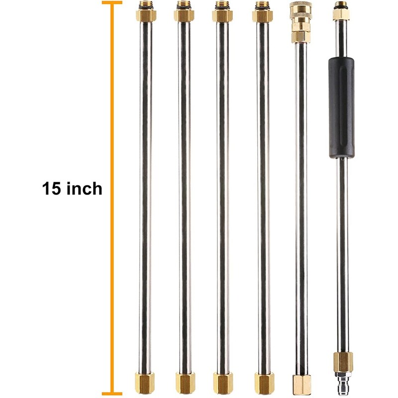 Pressure Washer Wand Extension, 90 Inch, Power Washer Lance With 1/4 Inch Quick Connect, 4000 PSI Retail