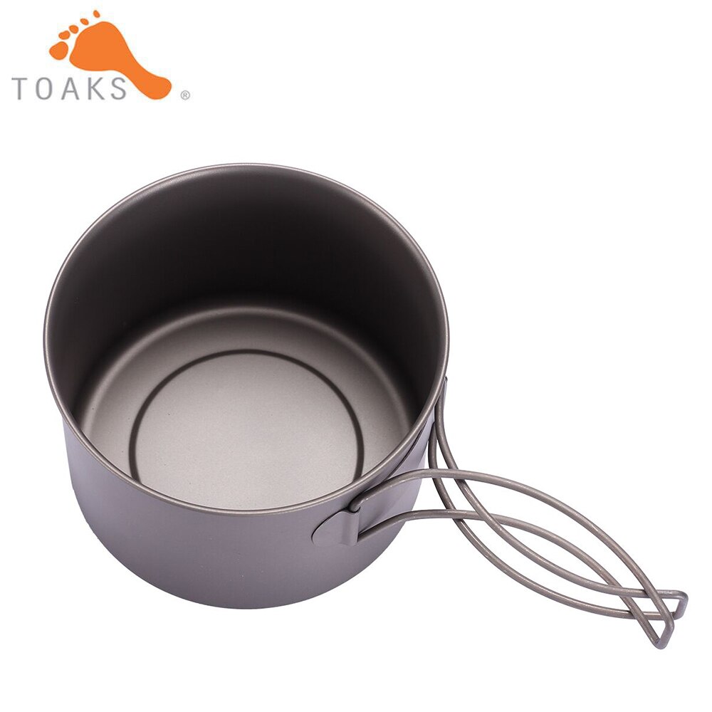 TOAKS Camping Titan Schalen 550ml Mit Titan Klapp Griffe Klapp Schüsseln Kochgeschirr D103MM &Ampere; D118MM