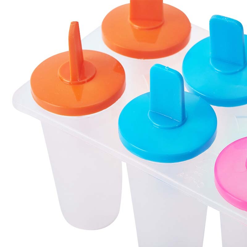 Mode Populaire 8 Mobiele Ijs Popsicle Mallen Koken Gereedschap Rechthoek Vormige Herbruikbare Diy Bevroren Ijs Pop Bakken Mallen