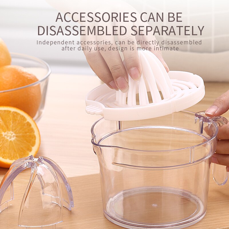 Manuell citruspress för apelsin citronfruktpress 100%  original juice barn hälsosam livsmedelspressmaskin