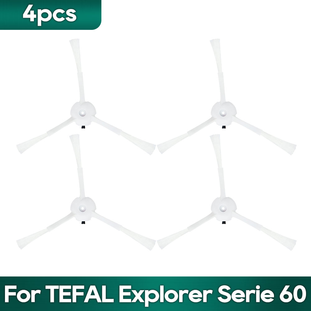 For TEFAL Explorer Serie 60 / RG7447 / RG7455 / RG7447wh / RG7455WH Robot Vacuum Spare part Accessories Brush Filter Mop: Dark Grey