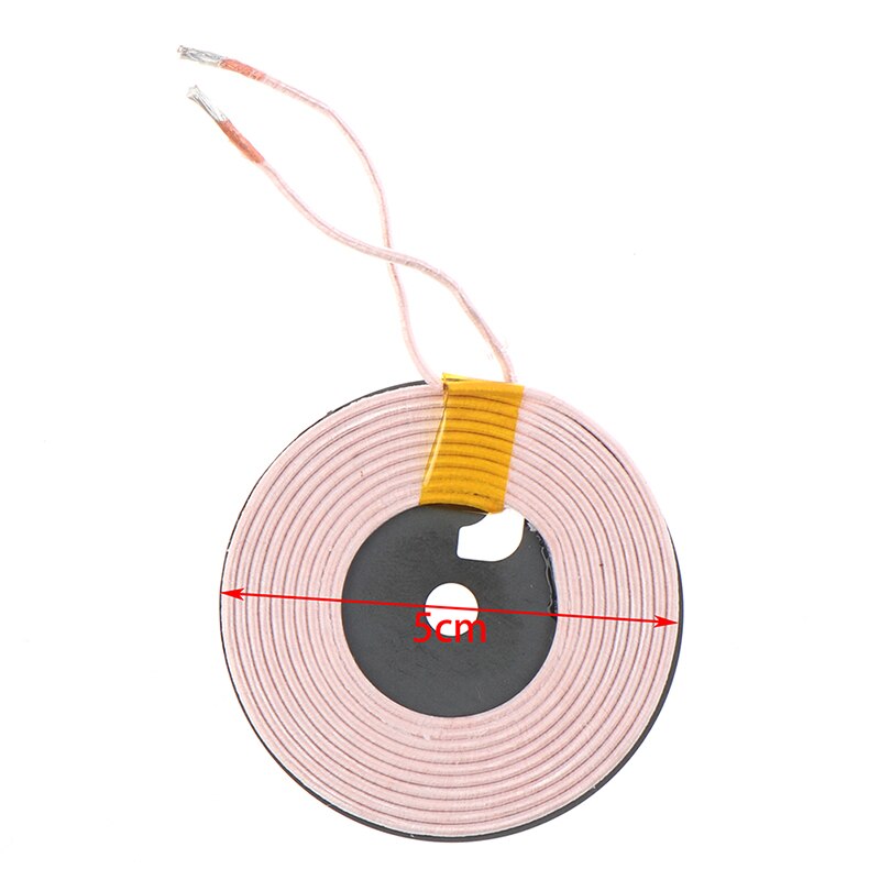 1pz 35/45/50 MILLIMETRI Circolare 10 Gira Bobina Bobina di Induzione per il FAI DA TE Caricatore Senza Fili di Trasmissione Terminale universale QI standard: C