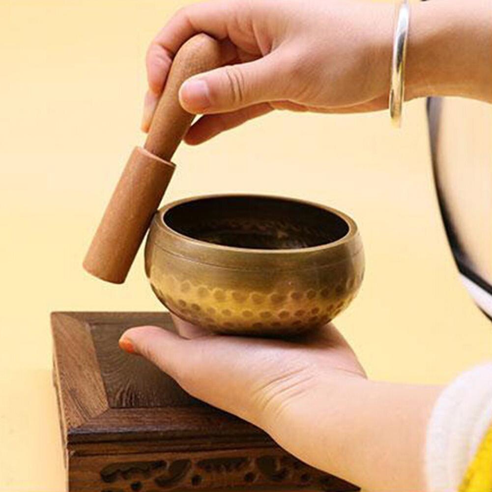 Jooga tiibetiläinen laulukulho himalajan käsin vasara chakra meditaatio uskonto uskomus buddhalainen tarvikkeet kodin sisustus