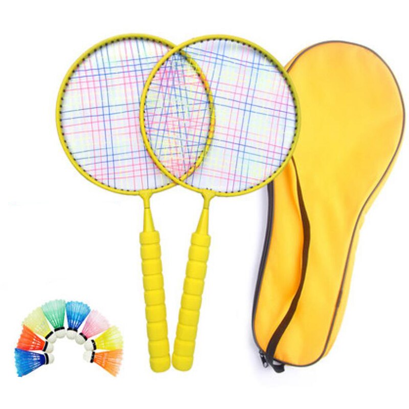 1Set Kunststoff Kinder Tennis Badminton Spielzeug Outdoor Indoor Sport Freizeit Spielzeug Schläger Eltern Kind Interaktive Spielzeug Kinder: 005