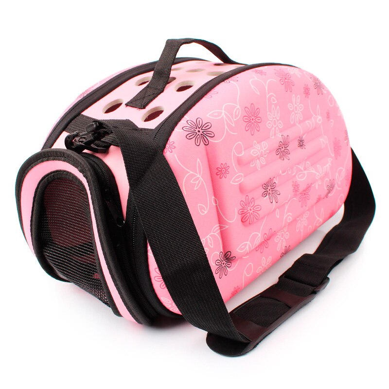 Cawayi Kennel Pet Carriers Draagtas Voor Kleine Katten Honden Handtas Hond Vervoer Mand Bolso Perro Torba Dla Psa Honden tassen: Roze