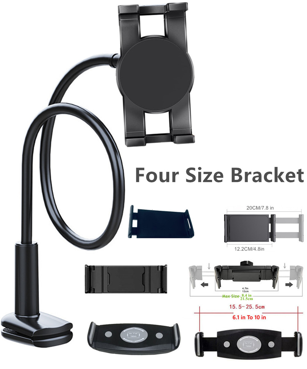 Grote Maat Tablet Houder 82Cm Lange Arm Bed Tablet Mount Voor Ipad Air Pro Mini Tablet Stands Clip Beugel 4.7 Tot 12.6 Inch Tabs