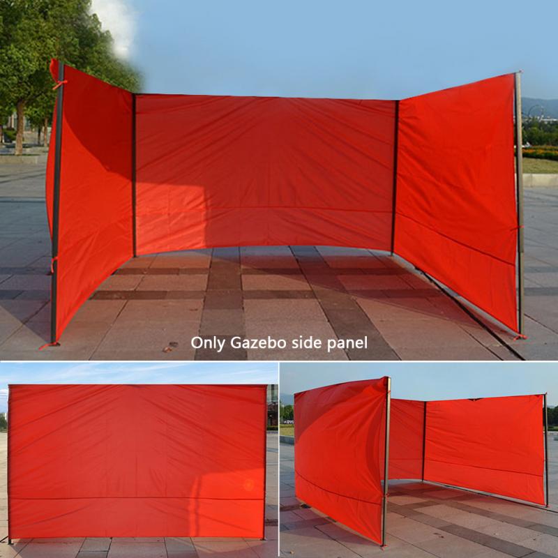 Gazebo Side Panel Accessories Oxford Cloth Portable Folding Windproof Easy Use Outdoor Tent Sidewall Durable Anti-UV Reusable