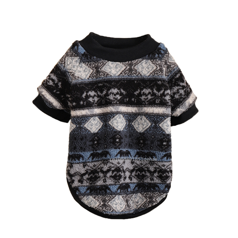 Plush Cat Dog Hoodies Thicken Pet Sweaters Autumn Winter Cat Puppy Clothes for Small Dogs Cats Kitten Pullovers Sphynx Clothing: L / GRAY