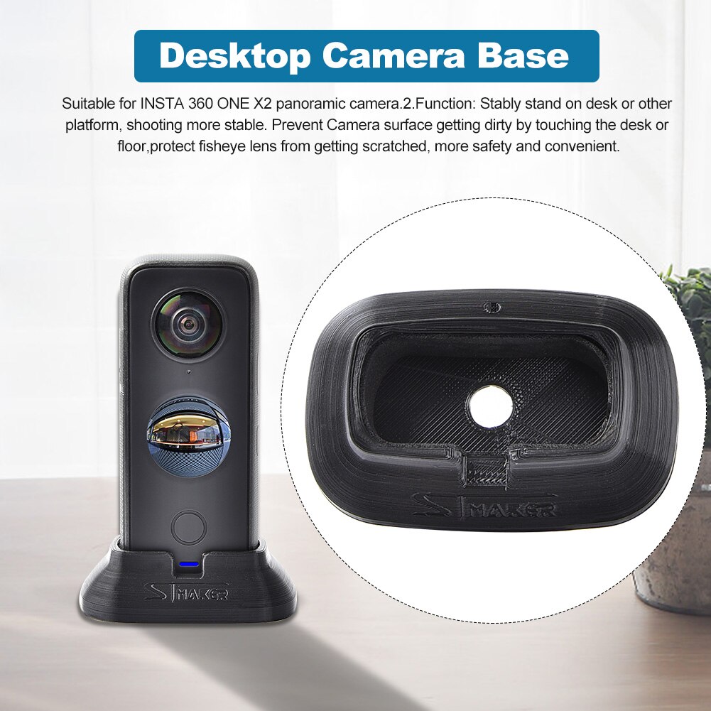 Non Slip Action Camera Desktop Base Stable Accessories Shooting Mount Stabilizer PLA Portable For Insta360 One X2