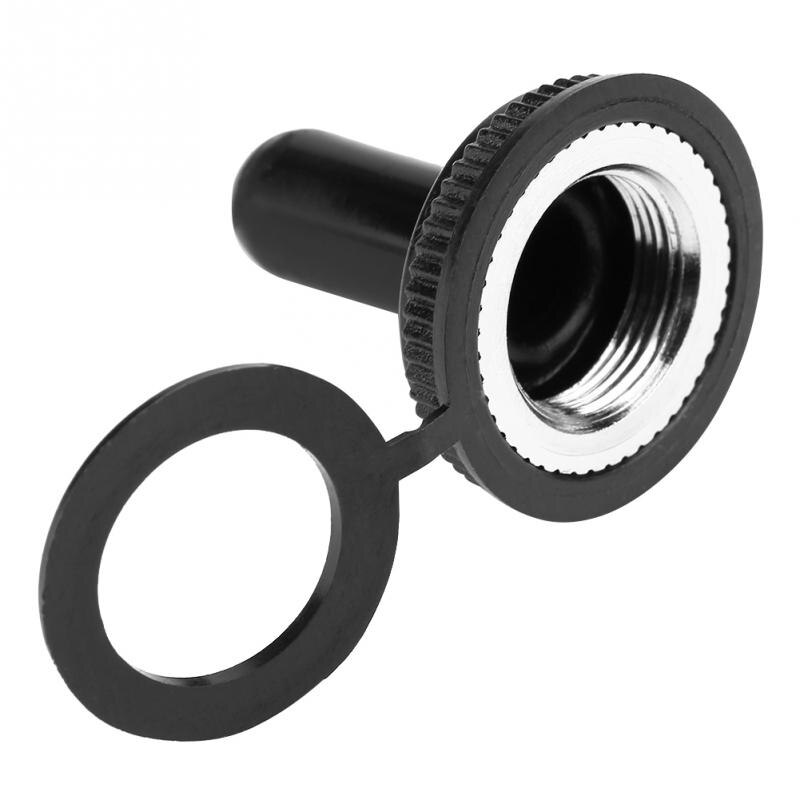 20Pcs 12mm Rocker Toggle Switch Waterproof Rubber Cap Boot Cover Black Rubber 220V High