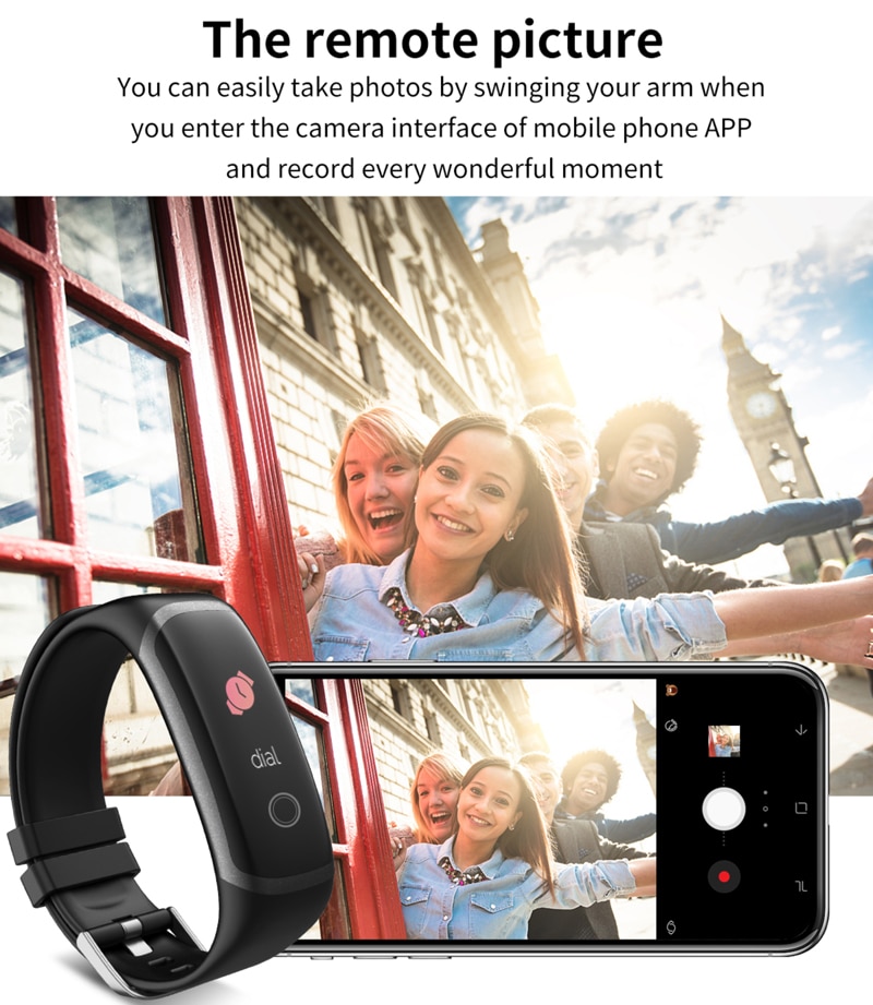 Sheli  t4 bluetooth temperatuur smartwatch  ip67 waterdichte hartslagmeter en lichaamstemperatuurmeter voor ios en android