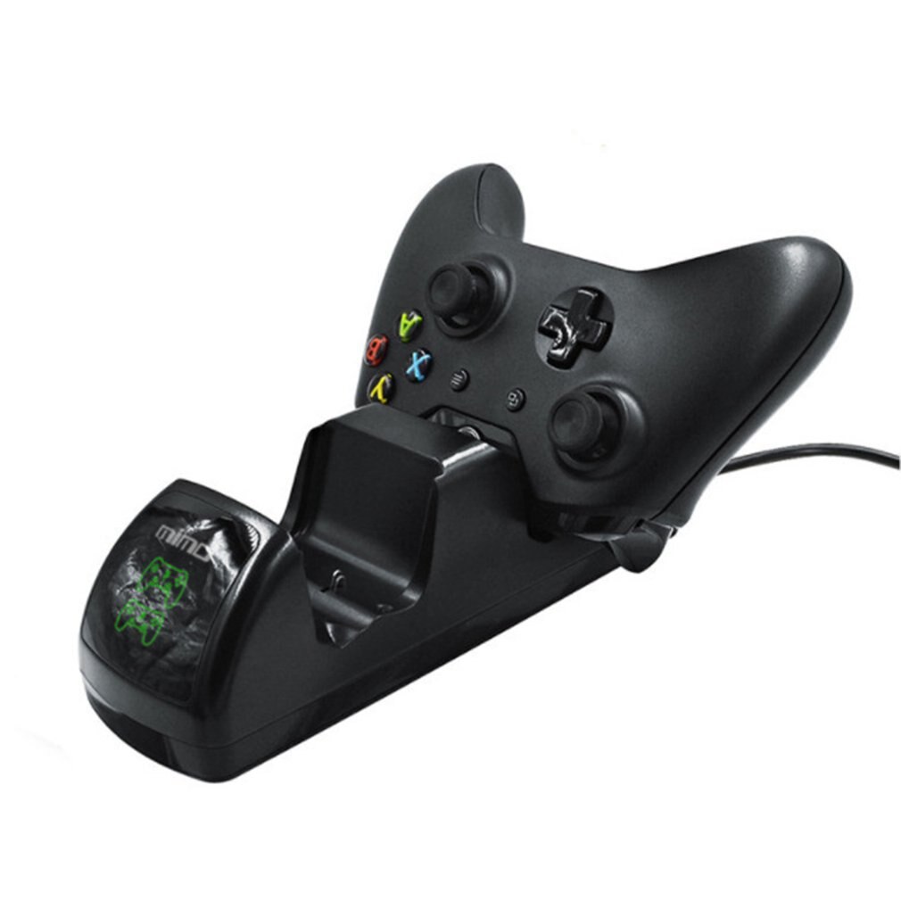 Xbox One/One X/One S Controller Charger Dual Slot High Speed Docking/Charging Station 2 x 1000mAh Rechargeable Battery