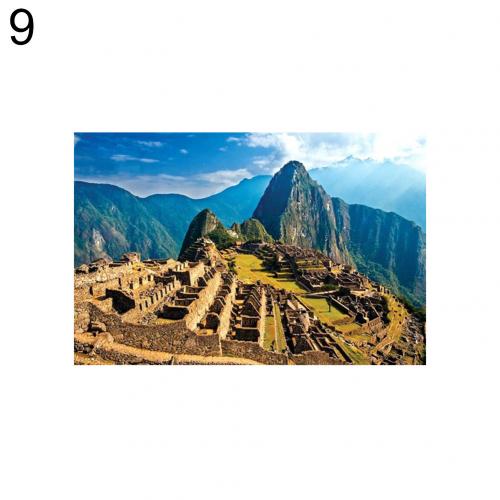 1000Pcs Mini Legpuzzels Houten Papier Puzzel Speelgoed Educatief Puzzel Speelgoed Voor Kinderen/Volwassenen Slaapkamer Decoratie stickers: 9