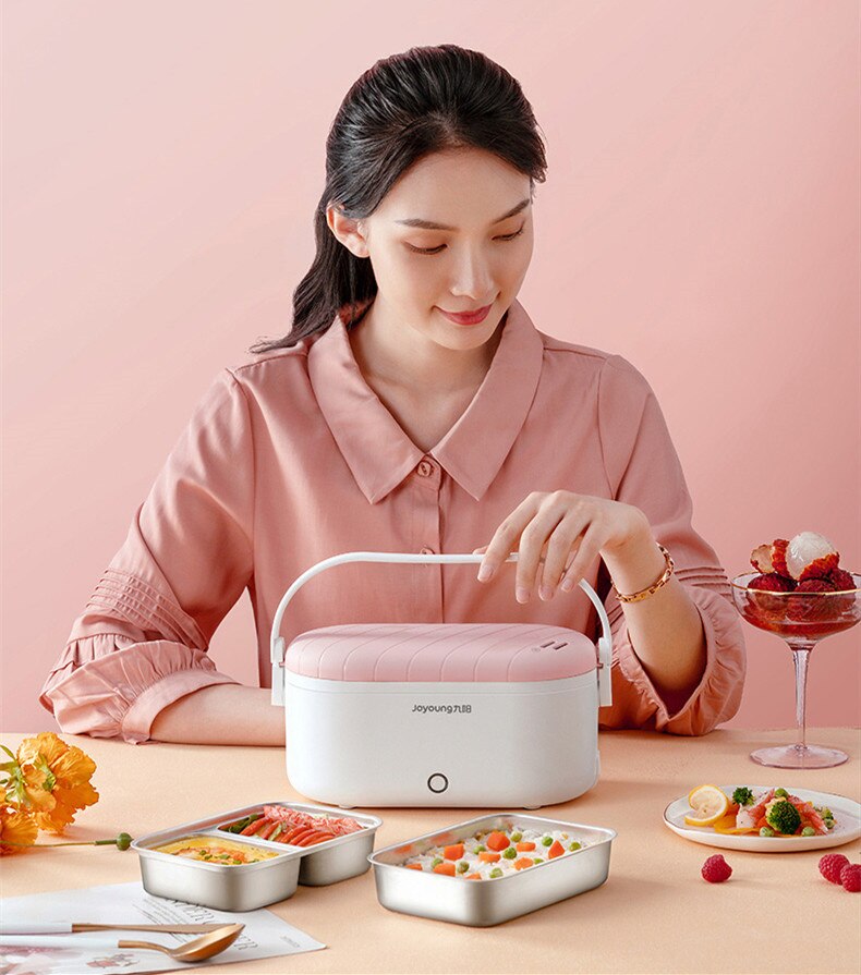 220V 1L Electric Heating Box Portable Mini Multi Electric Rice Cooker Steaming Cooking Machine For Trip Travel School EU/AU/UK