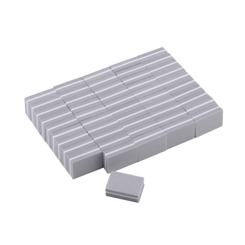 20pcs/lot Sanding Block Nail File Gray Mini Sponge Nail Polish Files Pedicure Manicure Nail Accessories Tools