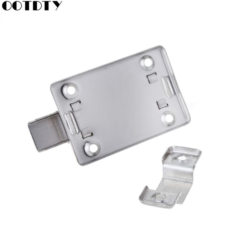 Stainless Steel Spring Latch Slide Door Lock Security Gate Barrel Bolt Padlock