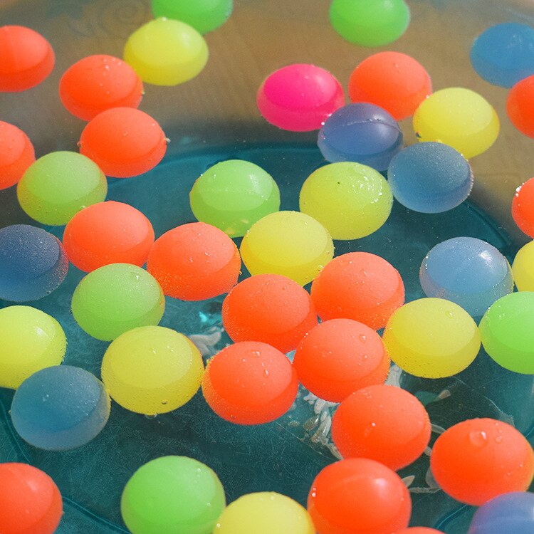 12Pcs/lot Luminous Moonlight High Bounce Toy Balls Kids Party Favor Decoration Kids Glow in the Dark Bouncing Ball GYH