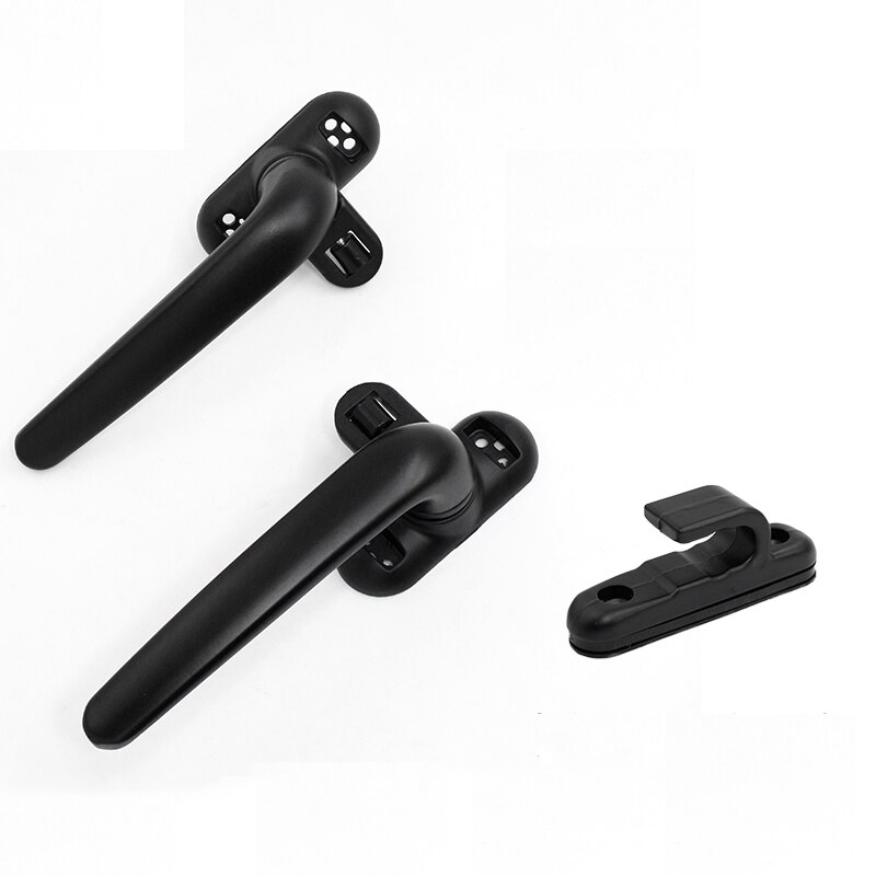 Aluminum Alloy Window Drive Knob Lock Plastic Steel Latch Sliding Door Handle Furniture Bolt Hardware Part