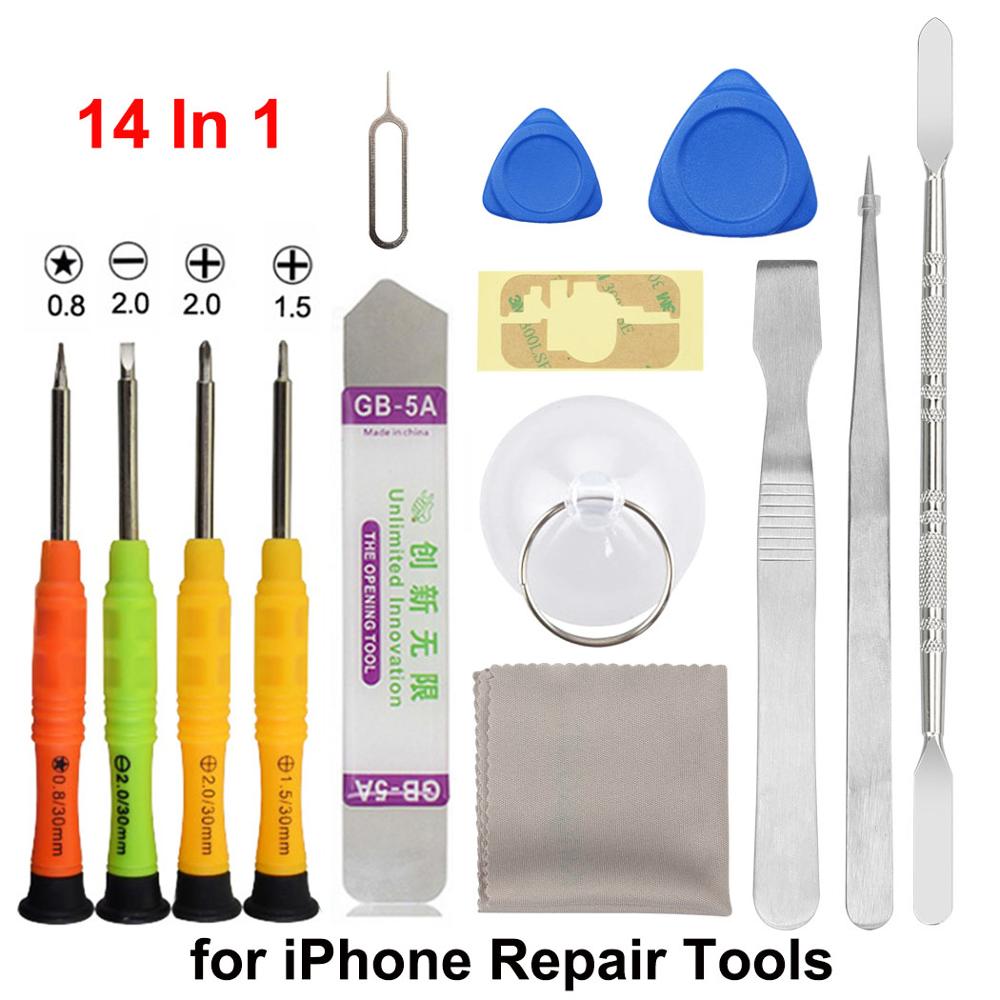 Mini Precisie Schroevendraaier Set Handen Gereedschap voor iPhone 4 S 5 S 6 6 S 7 Samsung ect Telefoon tablet Reparatie
