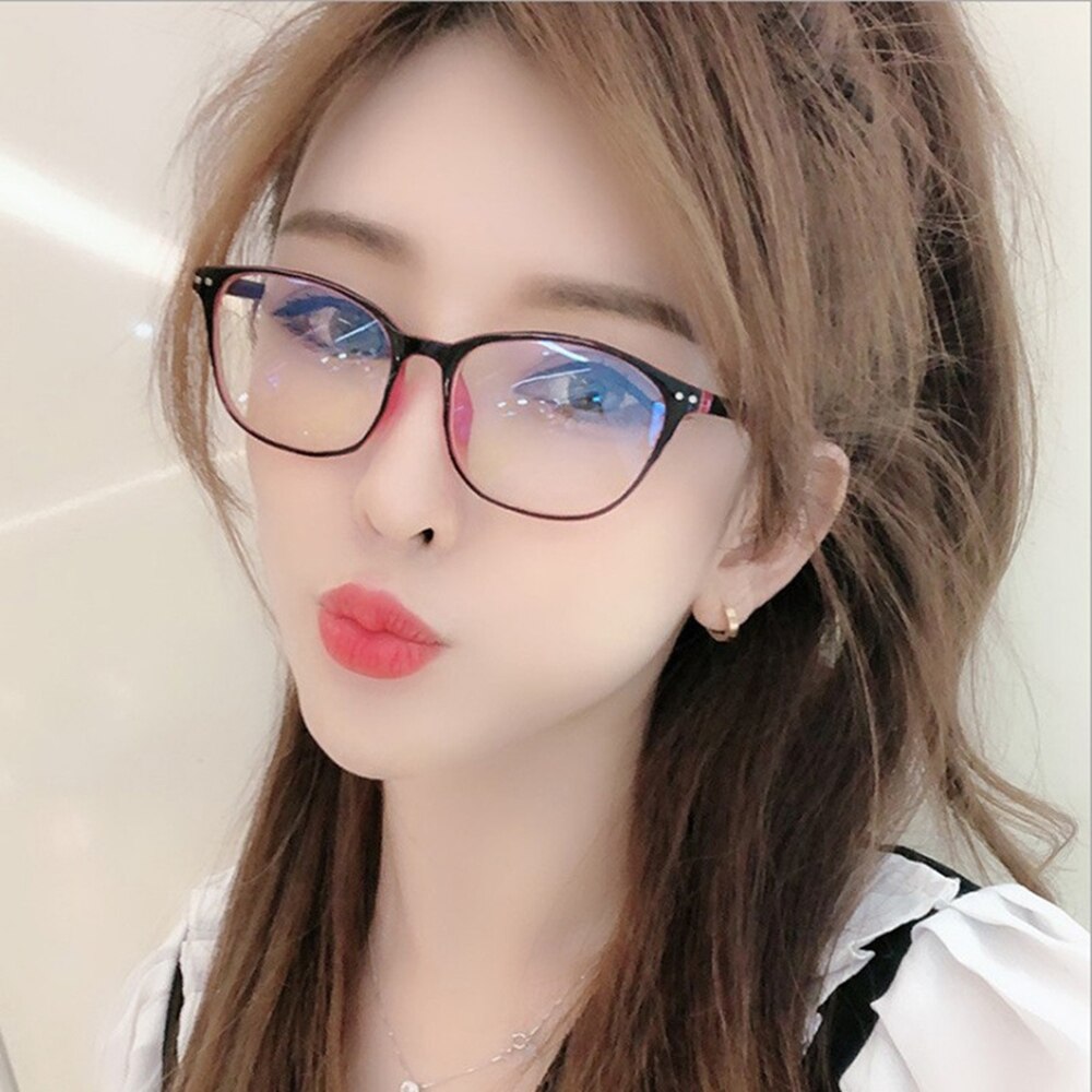 Trends Büro Anti Blau Licht Übergroßen Gläser Computer Frauen Blau Blocking Gaming Retro Runde Männer Brillen Rahmen Neue