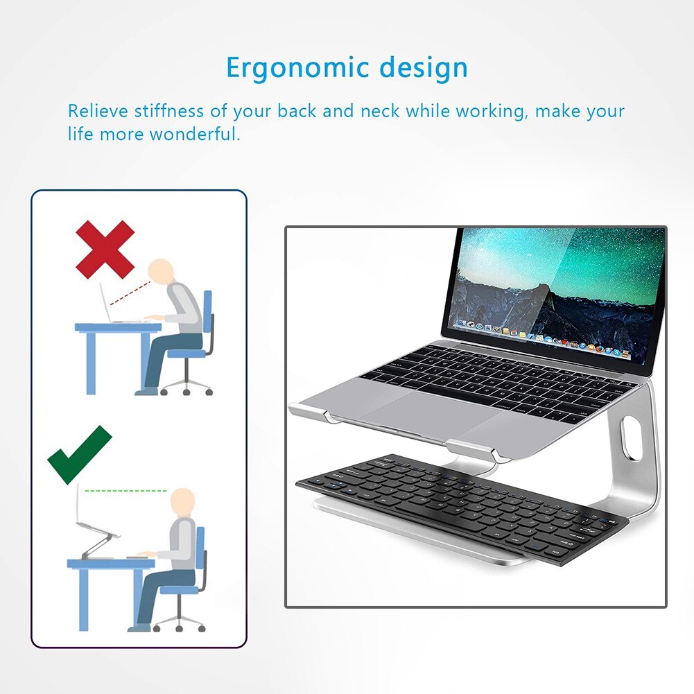 Laptop Stands Rack Draagbare Notebooks Aluminiumlegering Hoogte Verstelbare Beugel Voor Huishoudelijke Computer Accessoires