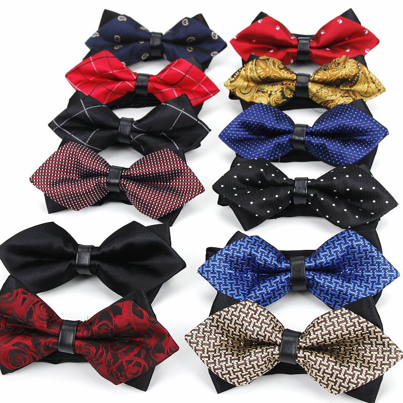 Corbatas de mariposa para hombre, pajarita de para , boda, niños y niñas, a cuadros, lazo rojo y negro, accesorios al por mayor