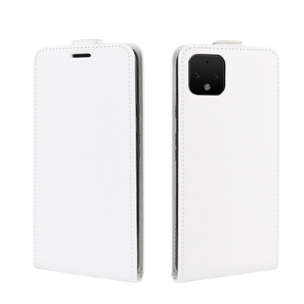 UP Imbottiture Custodia In Pelle Per Oneplus 6 6 T/7 7Pro Sacchetto Del Telefono di Vibrazione Verticale Della Copertura del Cuoio Custodie Carta slot Fondina: For Oneplus 6 / White