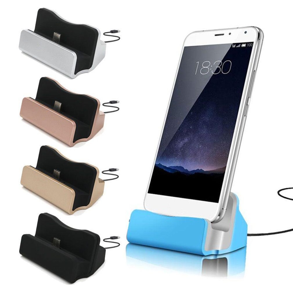 USB Kabel synchronisieren Wiege Ladegerät Basis Ladung Dock Bahnhof Für Android Für Typ-C Stehen Halfter Ladestation Dock Bahnhof