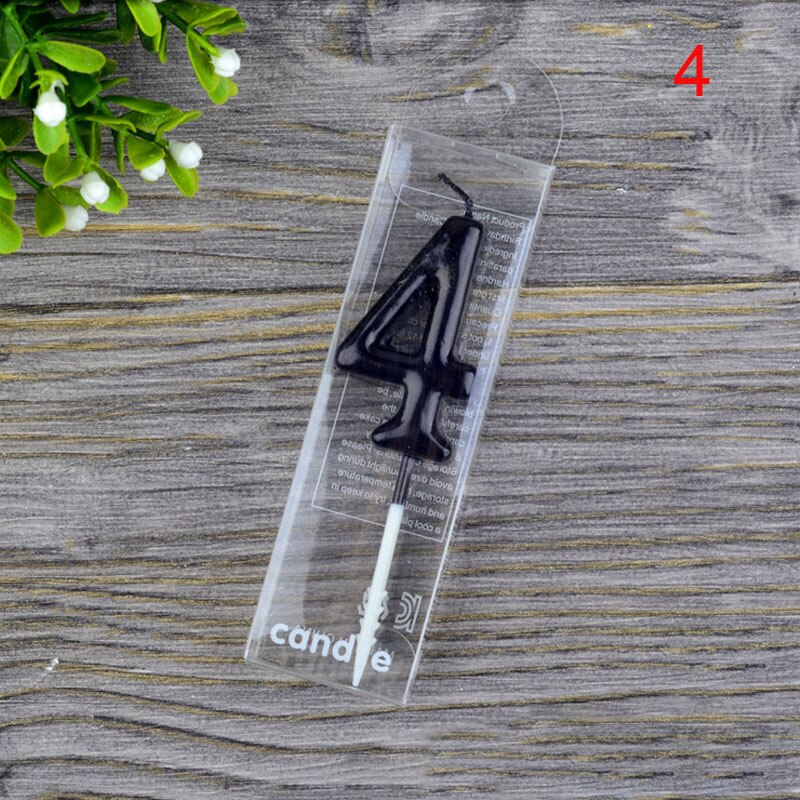 1Pc Rode Wijn Nummer Verjaardag Papier Cake Kaars Kids Birthday Party Wedding Cake Kaars Gunst Benodigdheden Taart Decoraties: A5