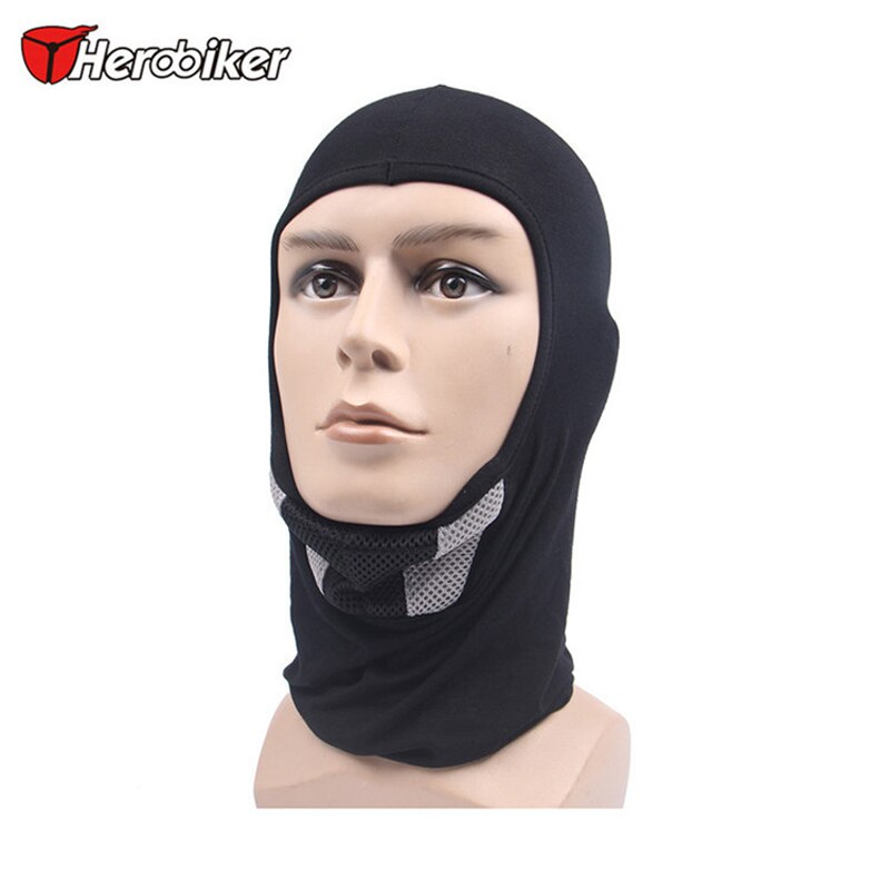 HEROBIKER motorcycle face mask outdoor moto hood ski sport neck mask windproof Dustproof warm mask Red And Gray Men's or women's
