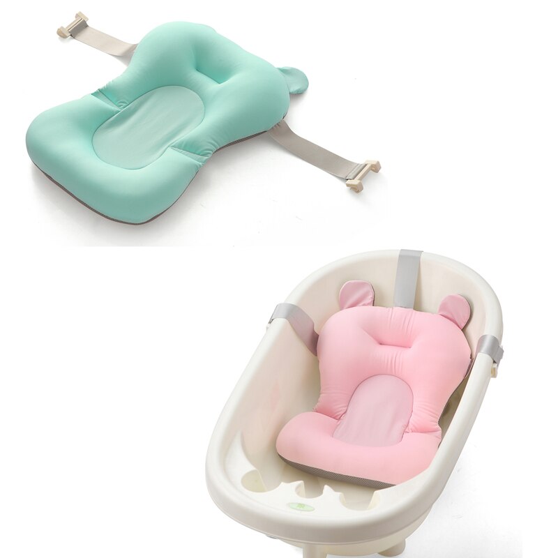 Baby bad Pasgeboren Baby Opvouwbaar Baby bad pad & stoel & plank pasgeboren bad seat baby ondersteuning Kussen mat badmat