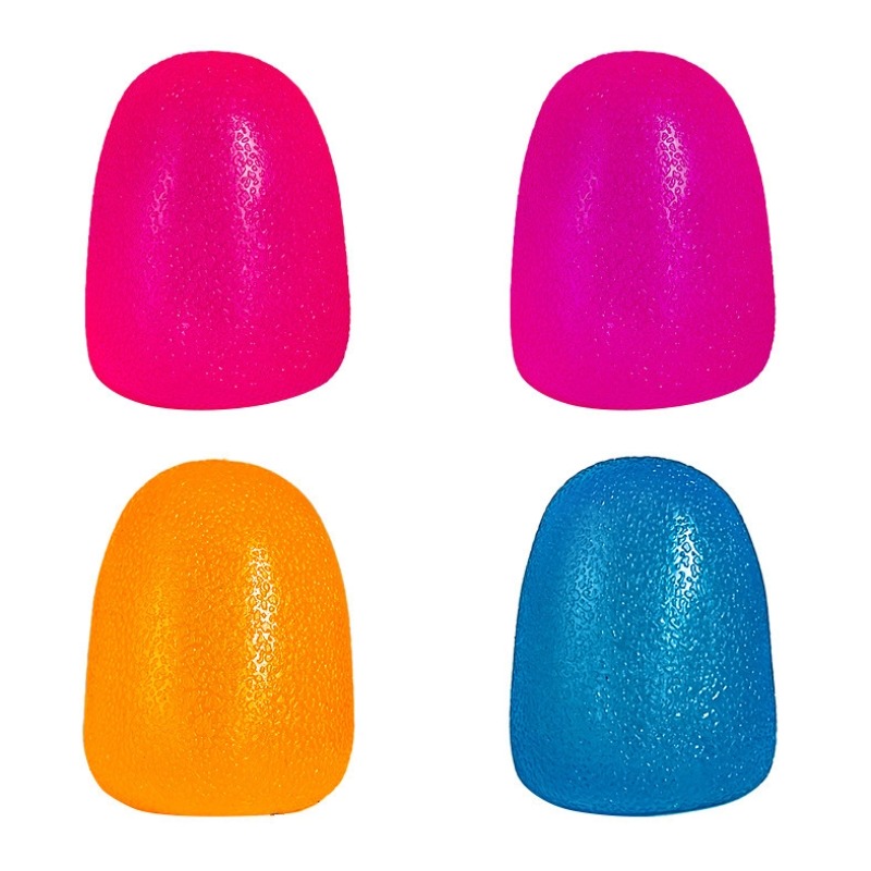 Mini outil de soulagement du Stress, bonbons, soulagement du Maltose, jouets à presser pour l'anxiété, balles anti-Stress, jouets de thérapie des mains, boule à presser à pincer de rebond: jaune clair
