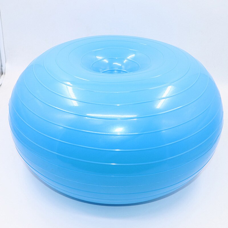 Donut yogabal dikker explosieveilige opblaasbare balans fitness yogabal met opblaasbaar edf 88