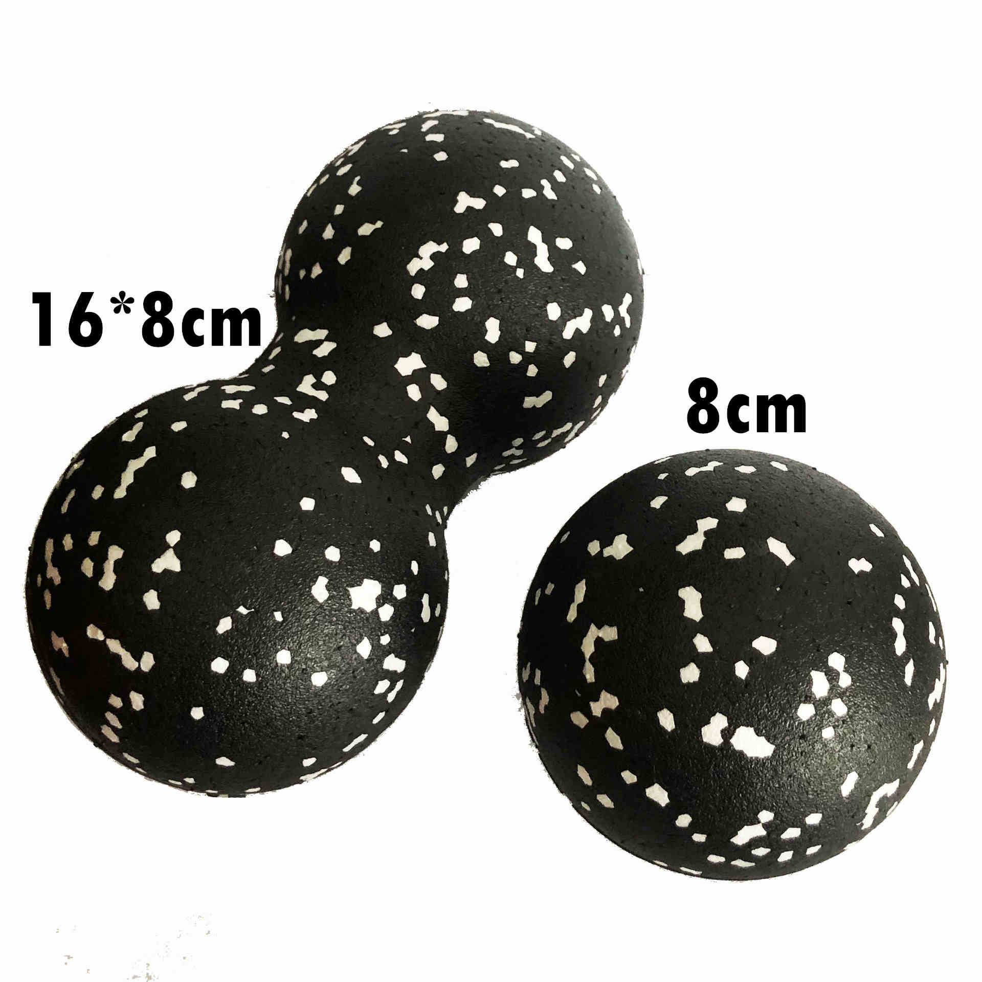 Fitness Ball Set High Density EPP Firm Peanut Massage Balls Lightweight for Myofascial Release Deep Tissue Therapy: small ball set 4