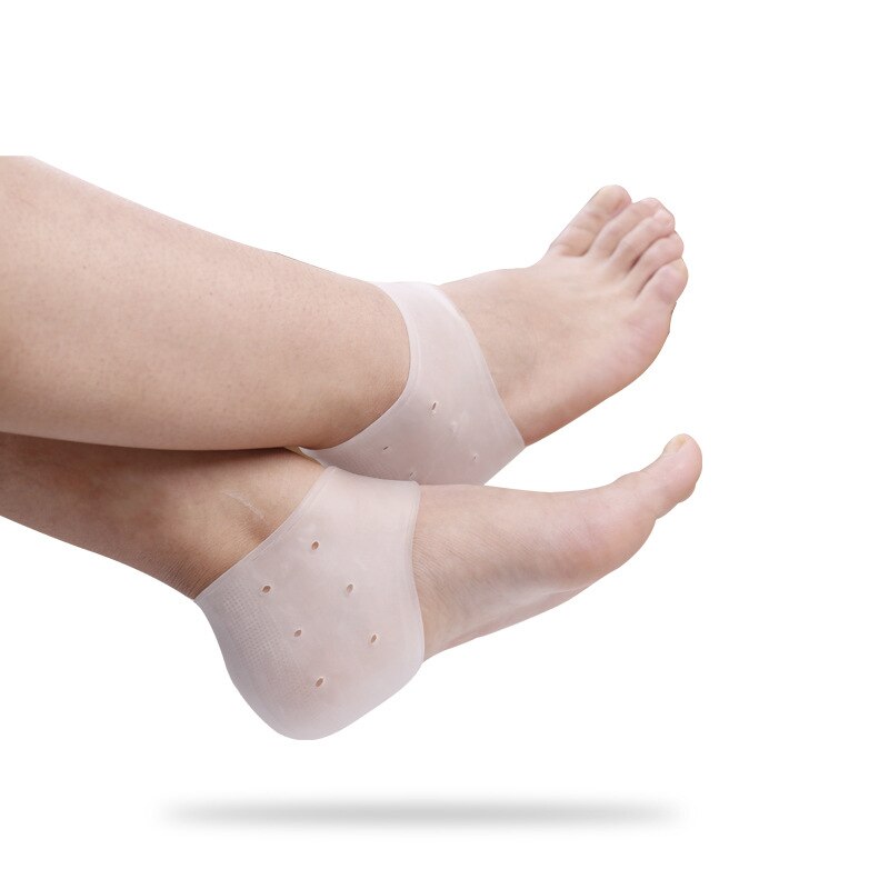 1 Paar Silicone Hak Protector Beschermhoes Schoen Pads Voor Pijn Verlichten Plantaris Zorg Demping Voet Wasbare Zachte Voeten Zorg gel