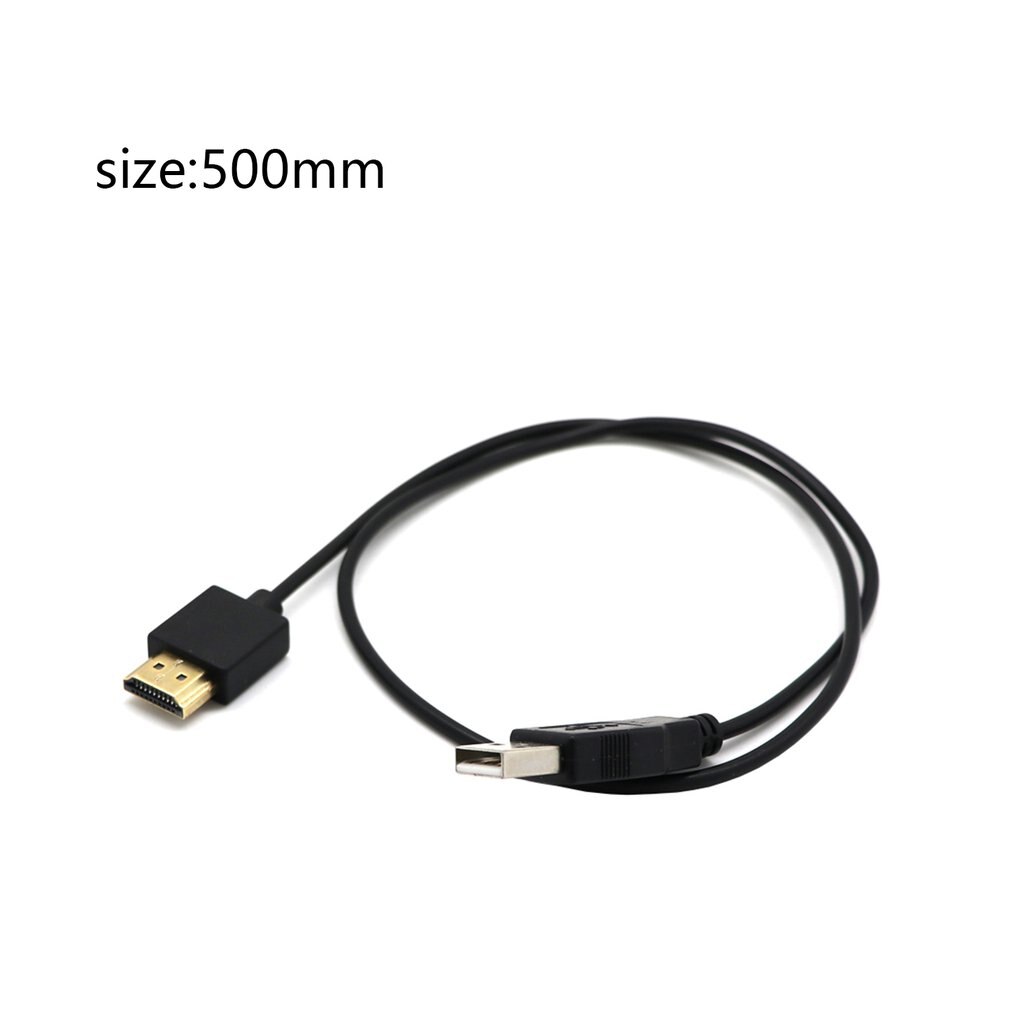 Smart Device Laptop Power Cable HDMI Cable Male-Famel HDMI to USB Power Cable USB to HDMI Cable 0.5 Meters