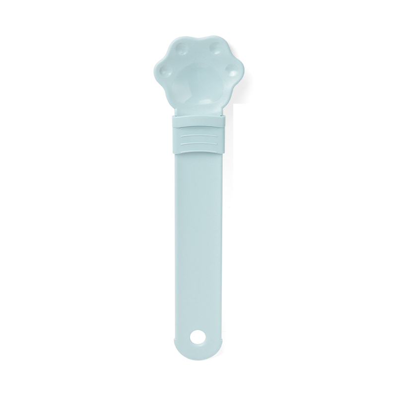Cat Strip Squeeze Cat Strip Feeder Cat Strip Happy Spoon Cat Wet Treat Squeeze Treat Spoon Dispense Spoon Pet Spoons Cat Feeder: Blue