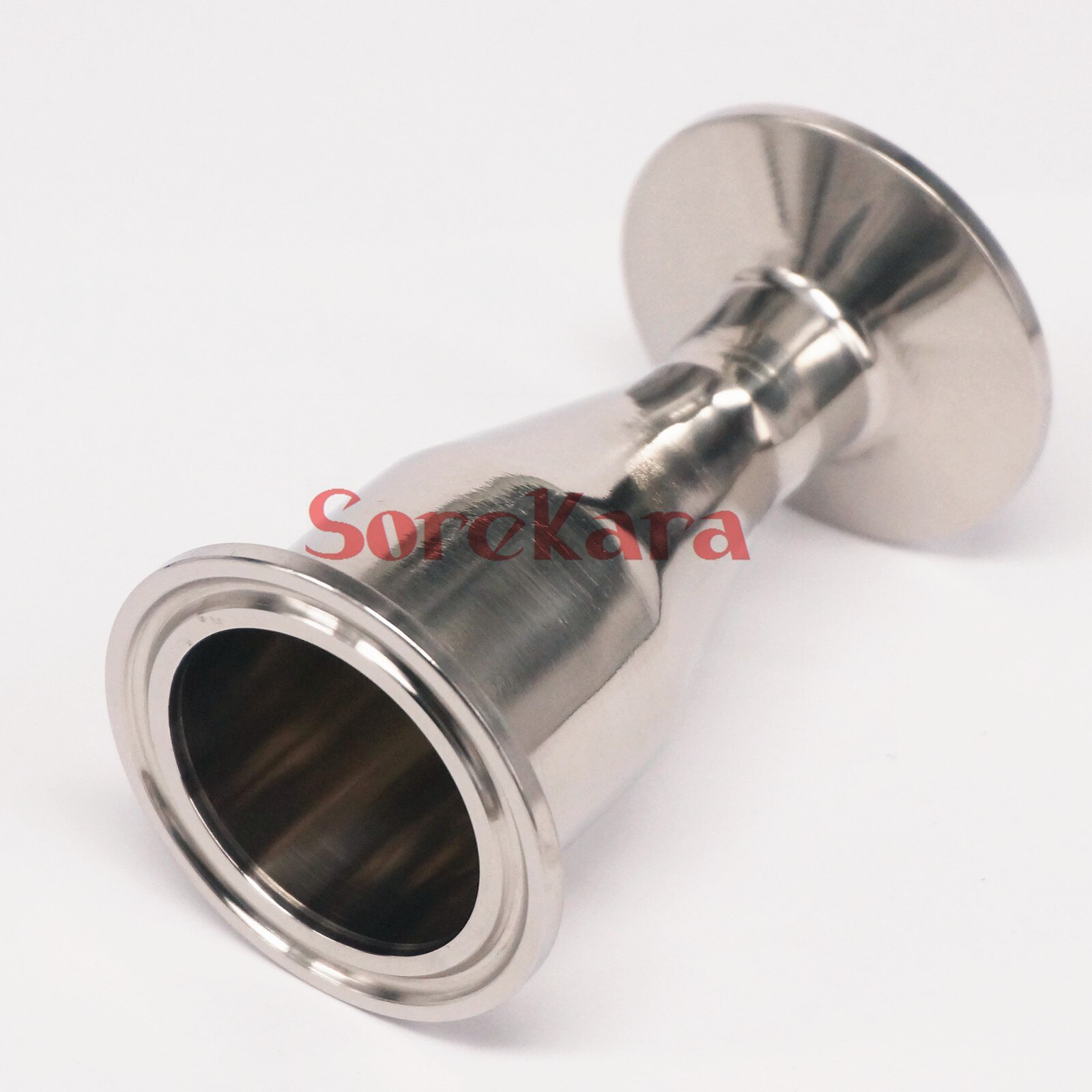 38mm to 19mm Pipe OD 1.5" Tri Clamp SUS304 Sanitary Reducer Fitting Homewbrew