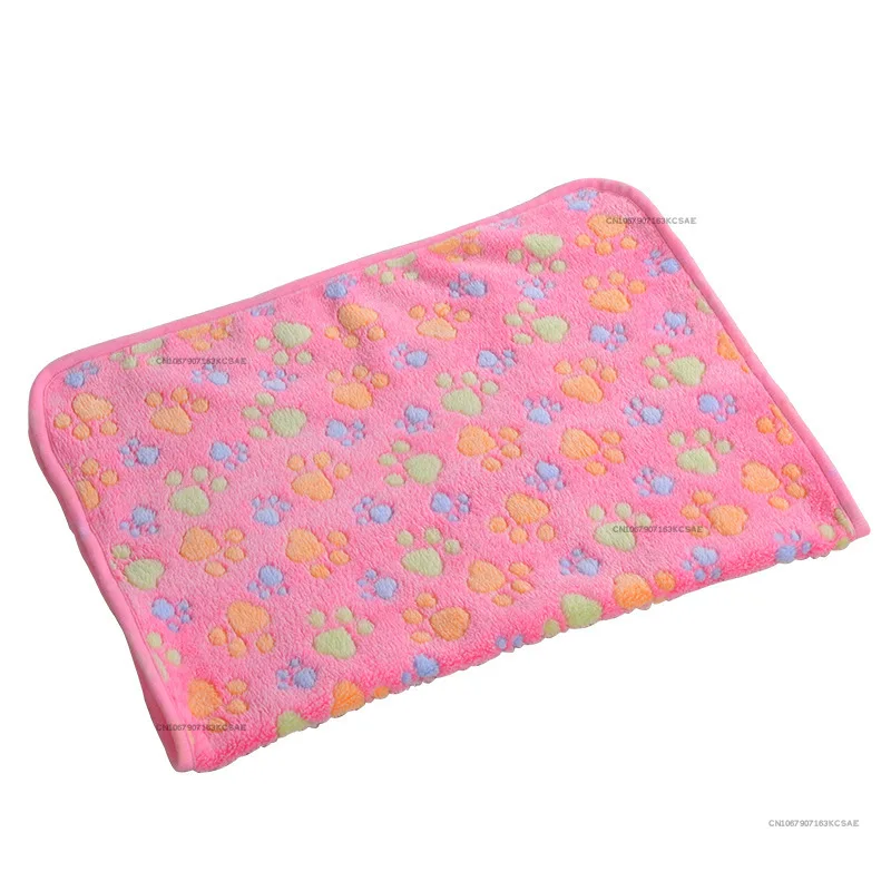Hamsterfilt för marsvin, mjuk, varm bädd, sovmatta, flanellfleece, underlägg för kaniner, igelkottar, små husdjurstillbehör: M / Mång