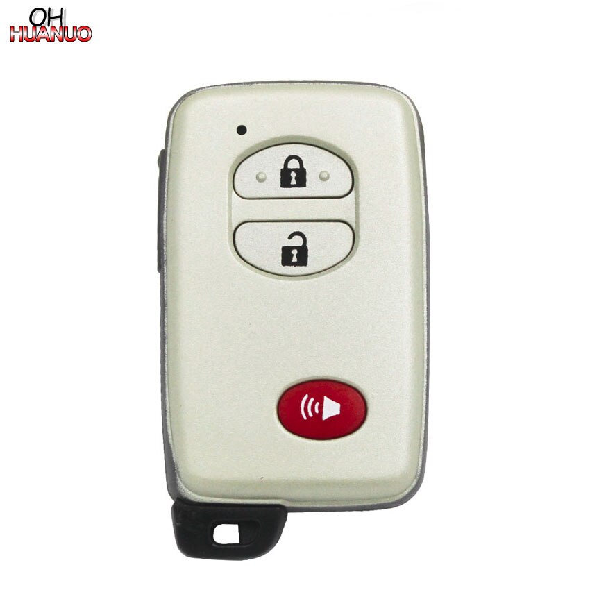2/3/4 Button Replacement Remote Key Shell Case Fob for Toyota Land Cruiser Prado with uncut insert key: 21B