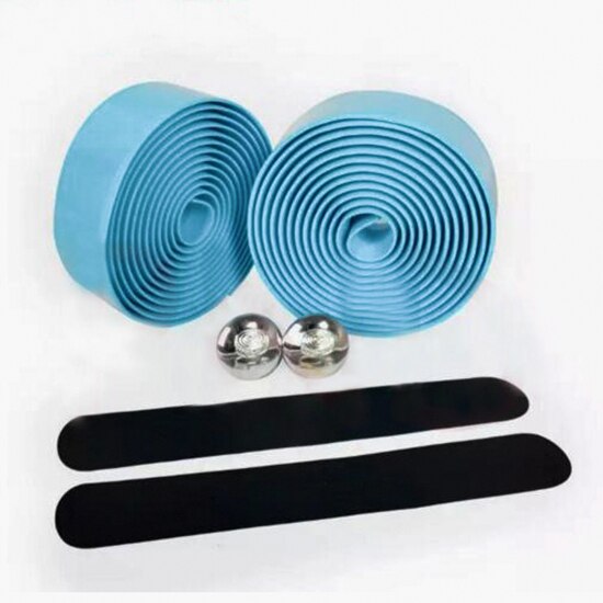 2 uds cinta para manillar de bicicleta cubierta para volante Correa antideslizante para manillar de bicicleta cinta de goma accesorios para manillar de bicicleta