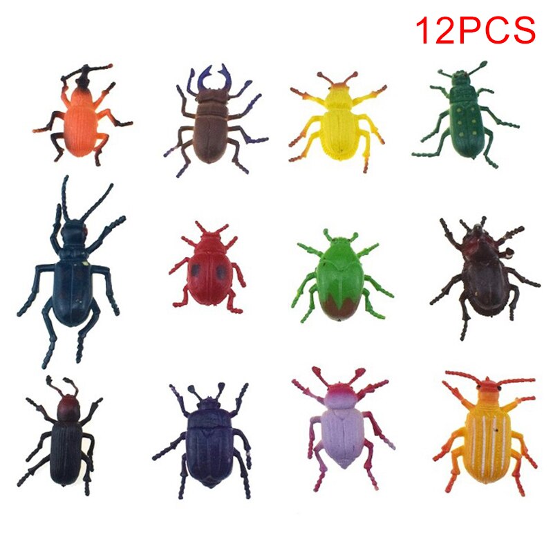 12 Stijl 13Cm Simulatie Kever Speelgoed Speciale Levensechte Model Simulatie Insect Speelgoed Kwekerij Leermiddelen Grap Speelgoed