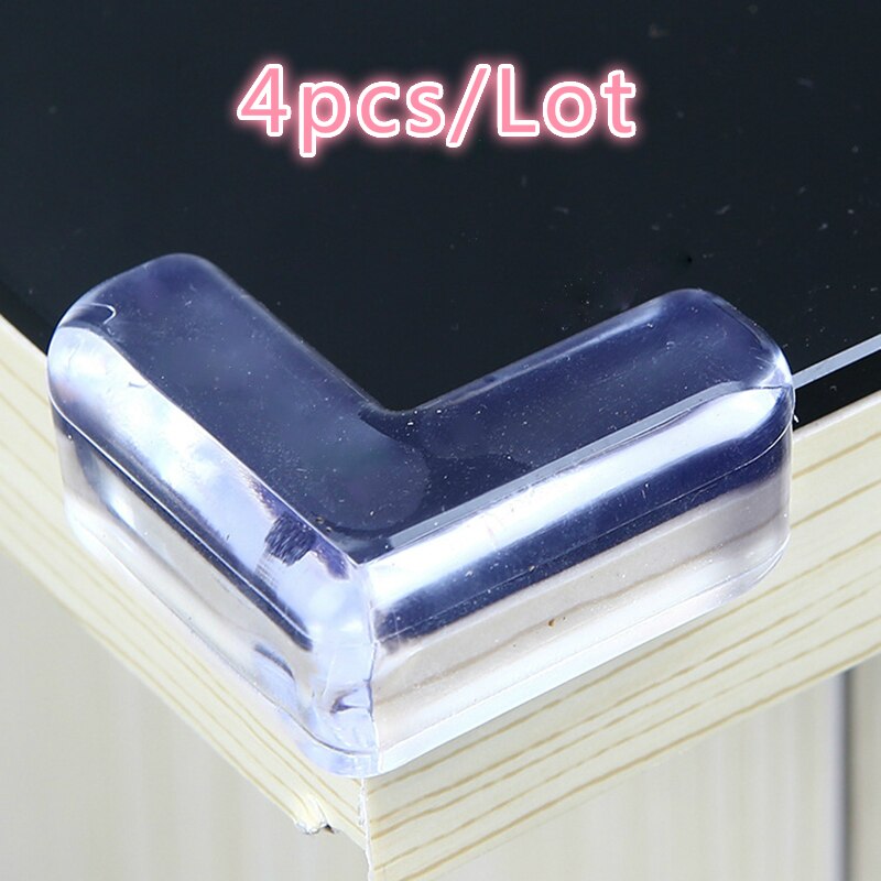 1M Baby Safety Table Desk Edge Protection Strip Baby Collision Proof Edge Guards Soft Softener Bumper Transparent Edge Corner: 4PCS Colour 1