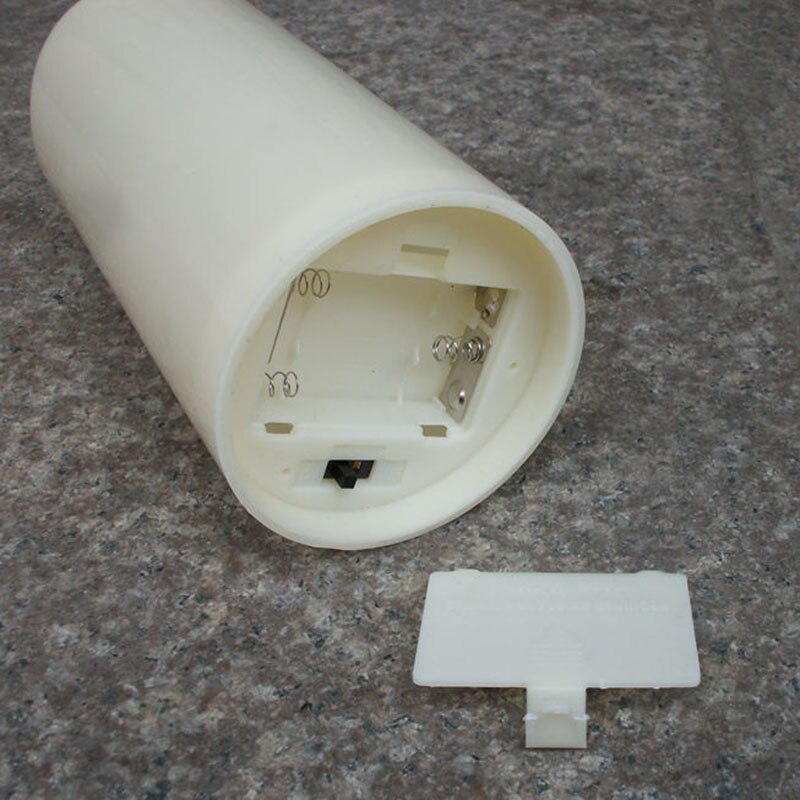 Battery Operated Led Candle Made By Plastic White Candle Lamp For Halloween Christmas Decorative Wedding Decoration