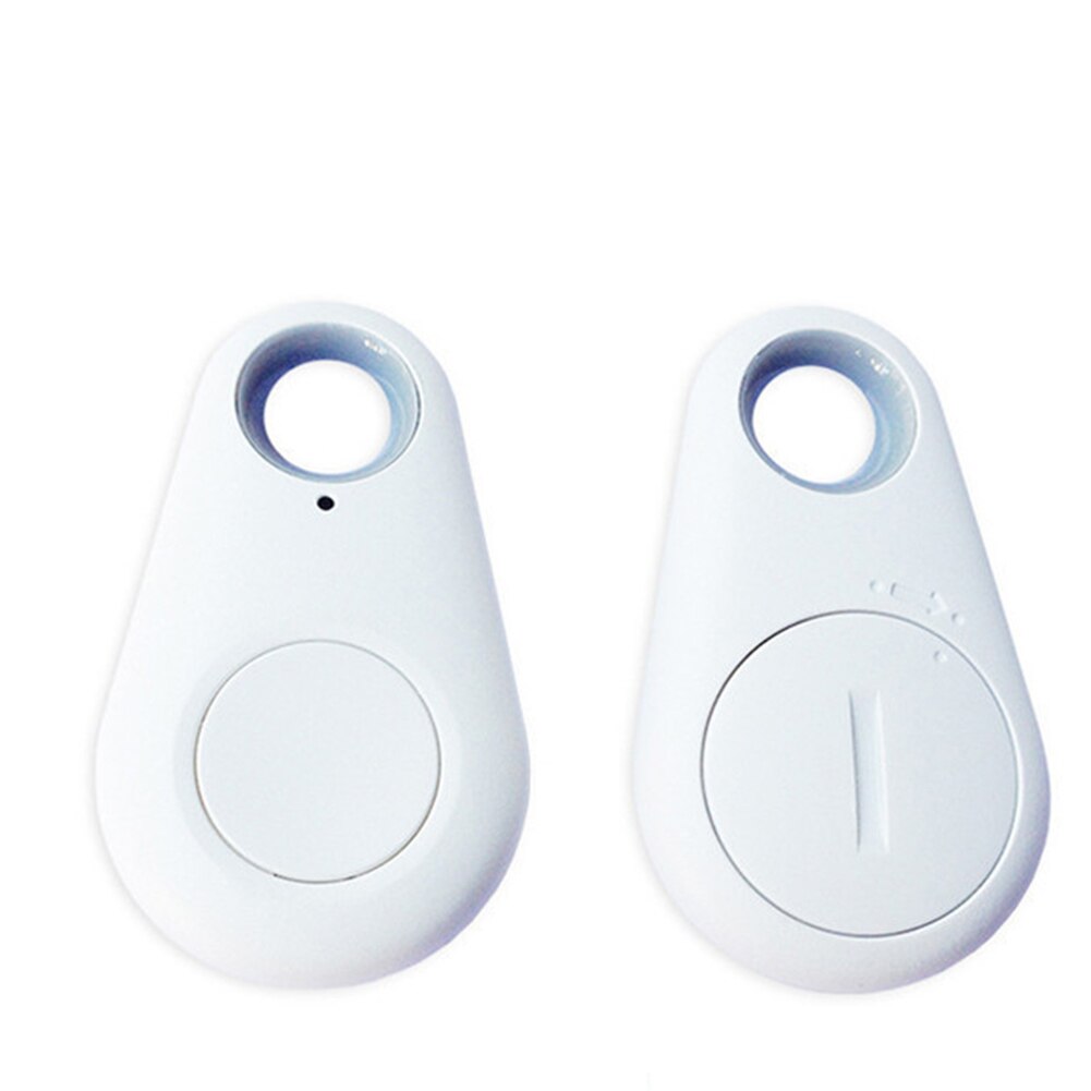 Anti-Verloren Smart Bluetooth Tracker Kind Tas Portemonnee Key Finder Gps Locator Alarm 4 Kleuren Pet Telefoon Auto Verloren herinnering: white