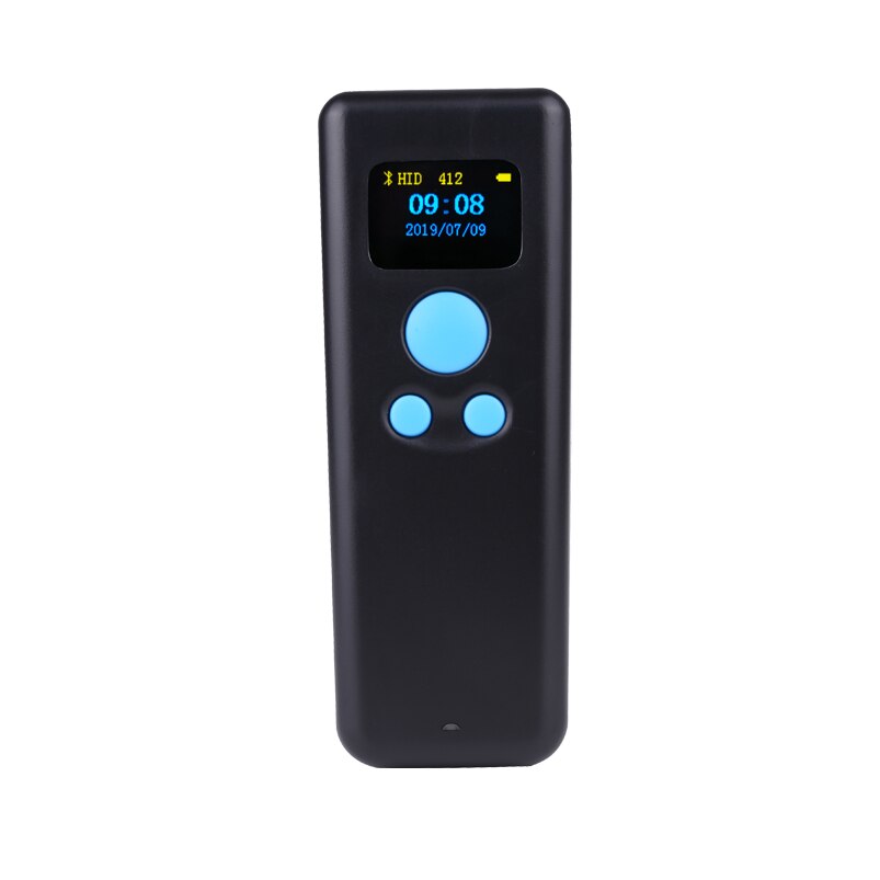 Portatile 1D CCD bluetooth scanner di codici a sbarra con la memoria lettore di codici a sbarra con la modalità di memorizzazione di codici a sbarra senza fili scanner con Schermo